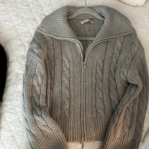 Merino wool zip sweater top Abercrombie - Picture 2 of 6